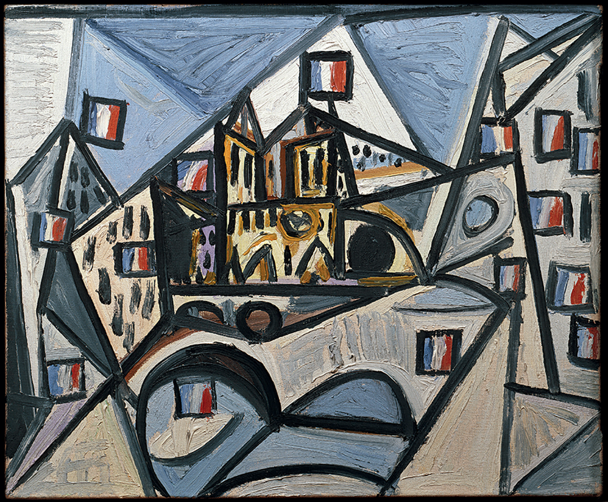 Pablo Picasso, Le 14 Juillet à Notre-Dame, 1945
© akg-images / André Held
© Succession Picasso 2019