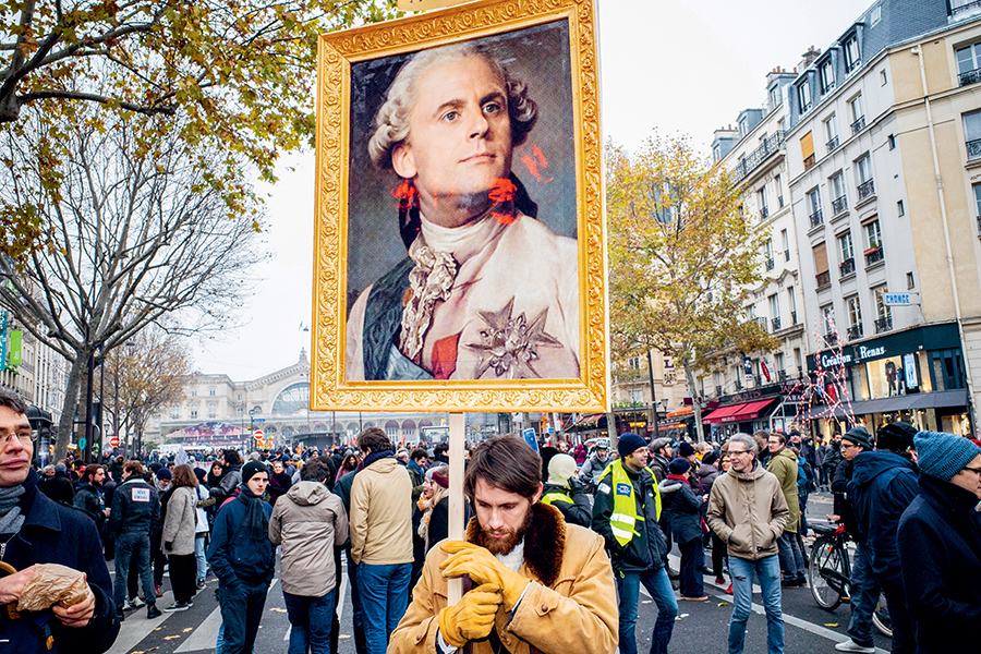 Manifestation à Paris, le jeudi 23 mars © Nicolas Portnoi / Divergence