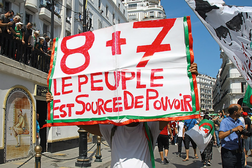 28e manifestation pour une transition démocratique à Alger, 3 septembre 2019 © Nacerdine ZEBAR / GAMMA-RAPHO