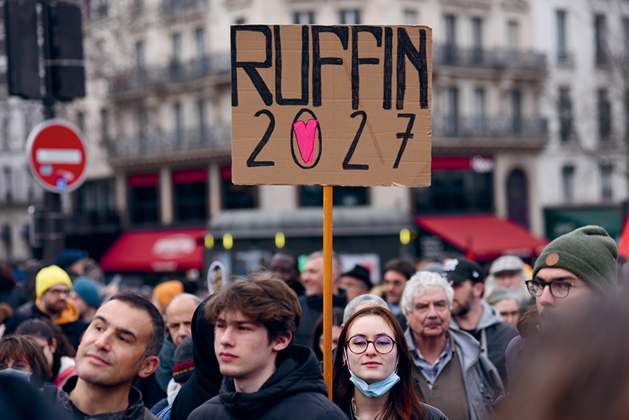 Manifestation contre la réforme des retraites, Paris, 11 mars 2023 © Mehdi Chebil / Hans Lucas