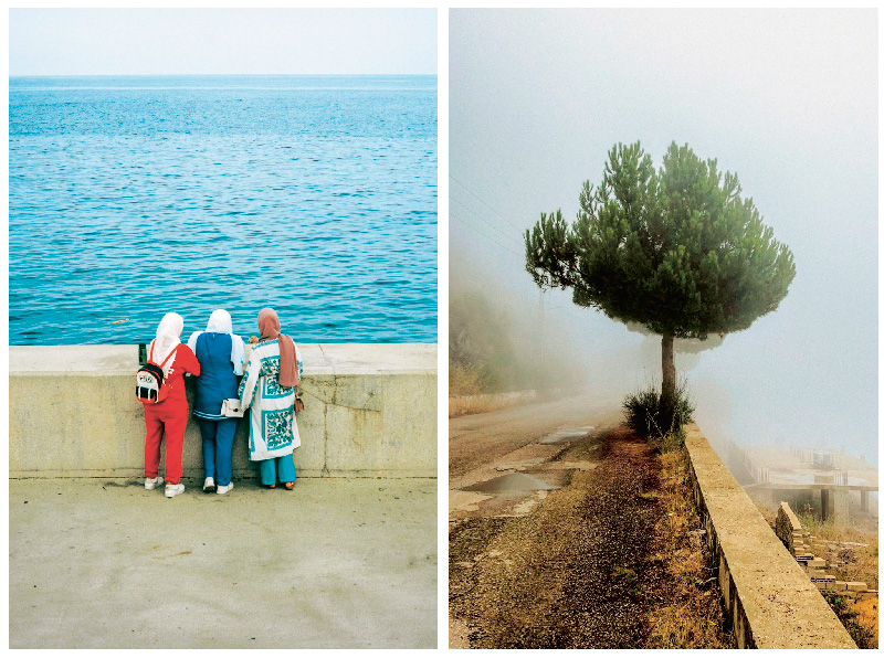 Diptyque extrait de l’exposition "Beyrouth ne meurt jamais", Biennale d’Aix-en-Provence, 2024 © Yuksek, 2023