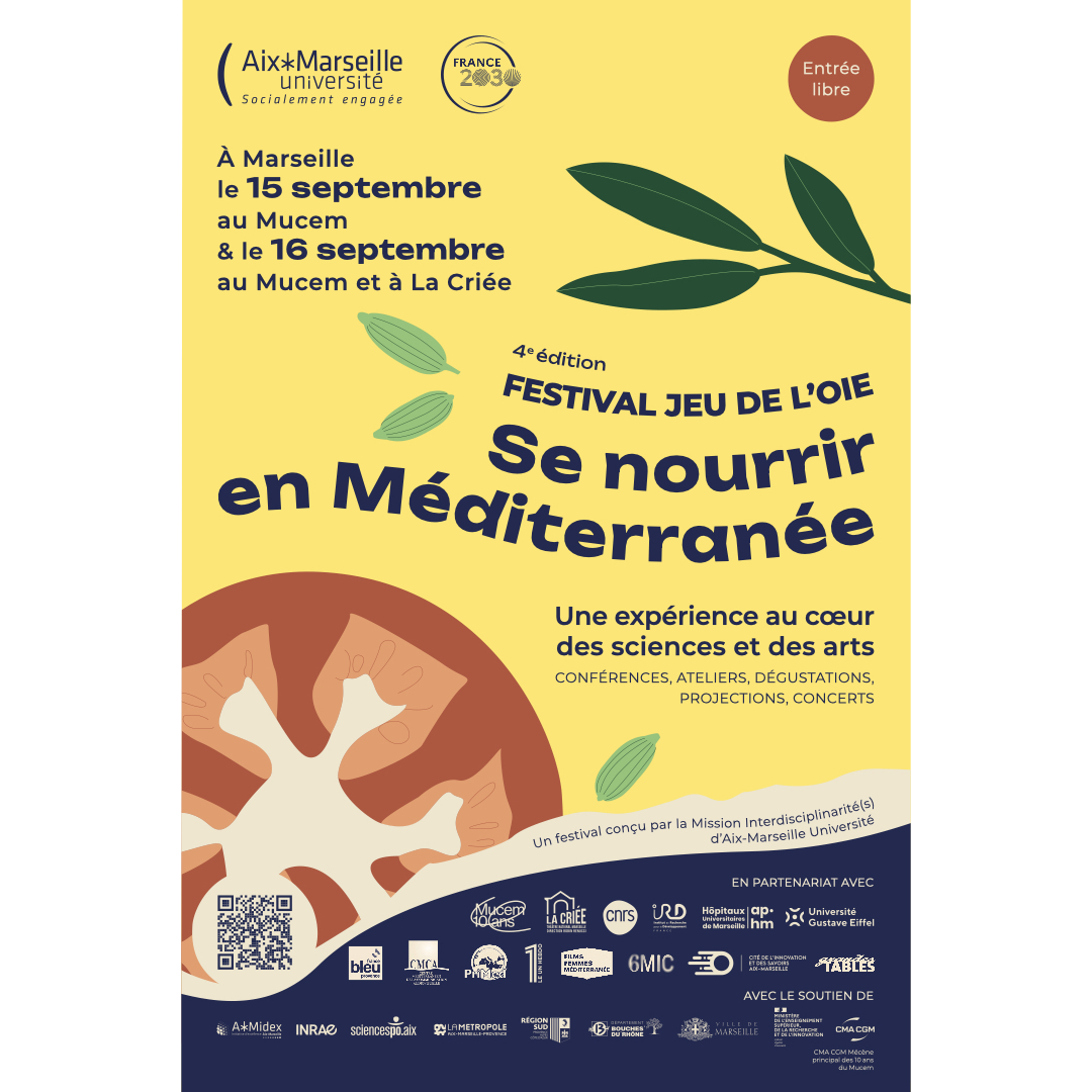 « Se nourrir en Méditerranée »  du 15 au 16 septembre à Marseille