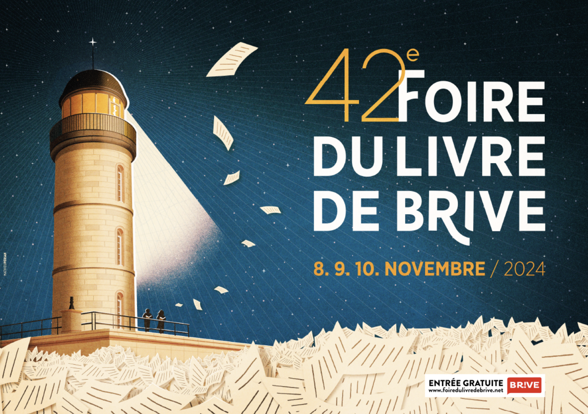 Le 1 est partenaire de la 42ème foire du livre de Brive