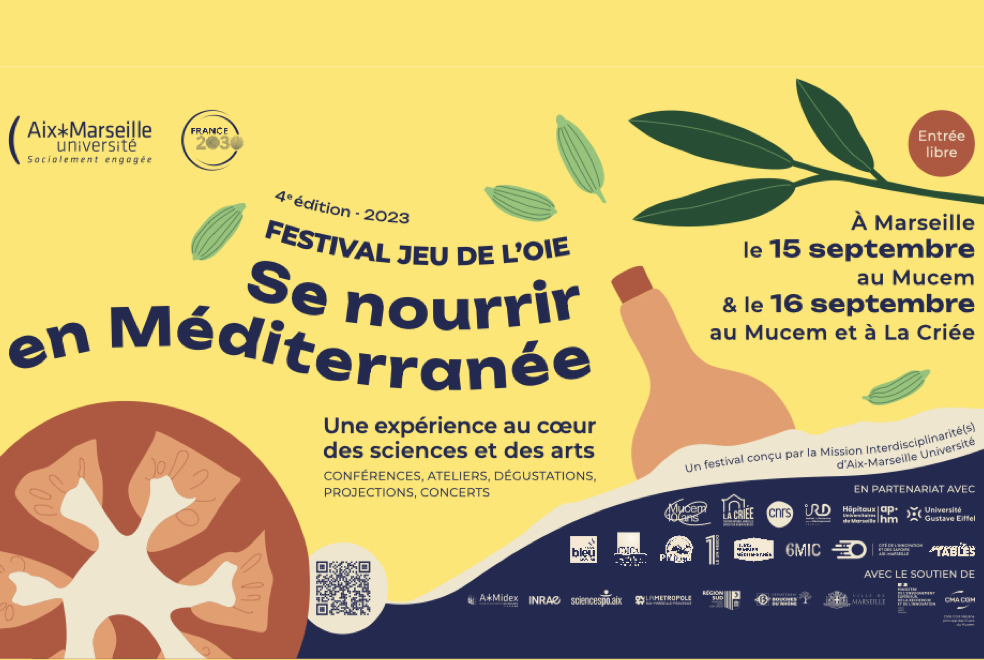 Le 1 partenaire du festival « Se nourrir en Méditerranée » du 15 au 16 septembre à Marseille !