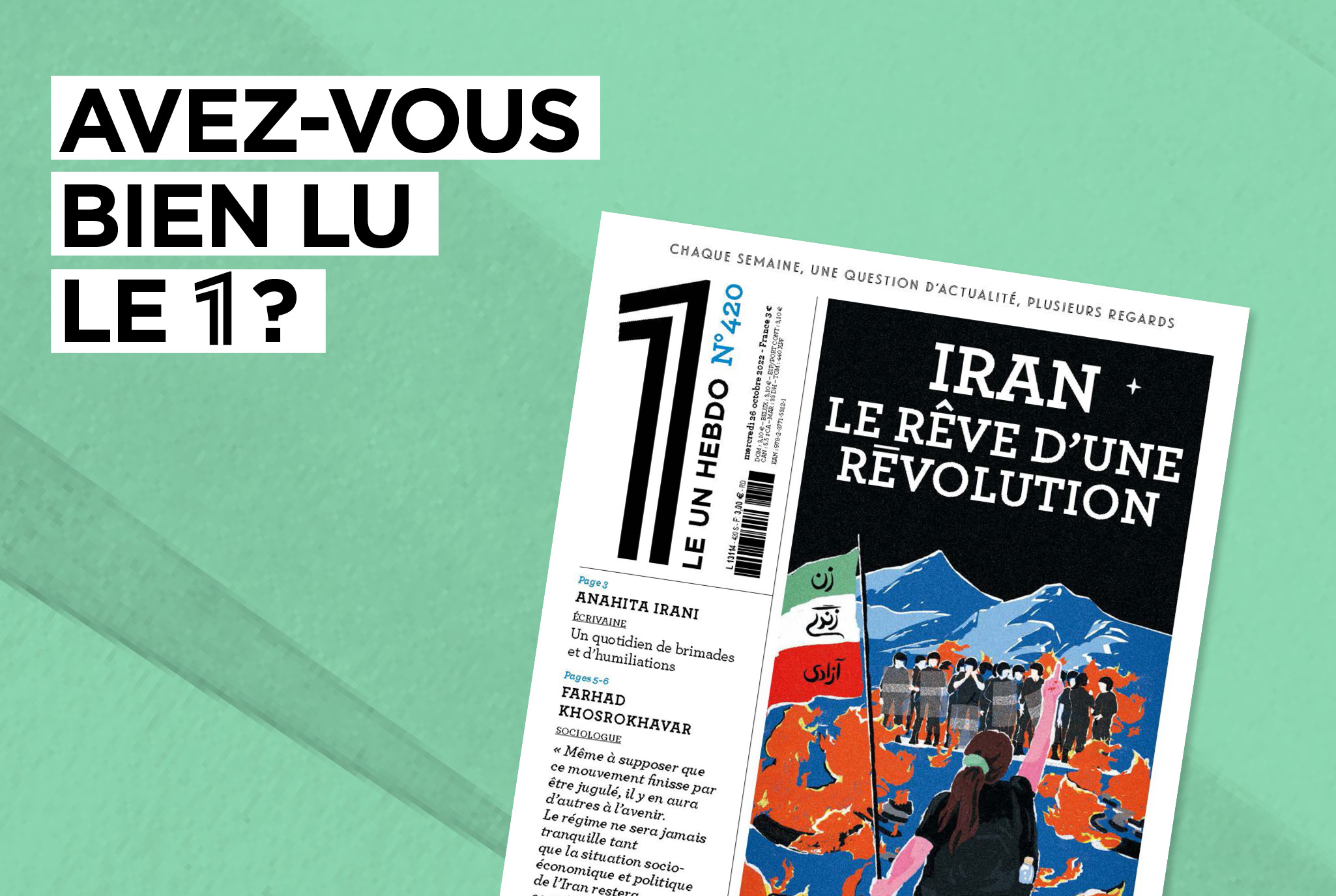 Quiz : « Iran, le rêve d'une révolution »